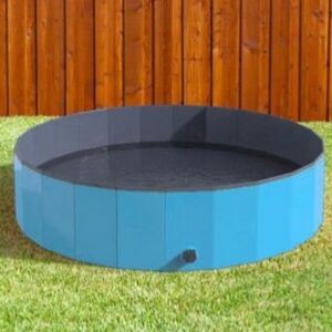 Blue and Black Splash Pool